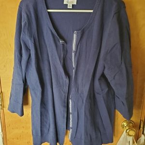 D&Co 3/4 sleeve cardigan